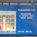 Cara Ganti PIN ATM BRI di Mesin ATM