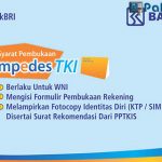 Tabungan BRI Simpedes TKI