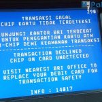 Chip ATM Tidak Terdeteksi