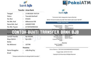 Contoh Bukti Transfer Bank BJB 2024: Kenali Yang Asli Dan Palsu!